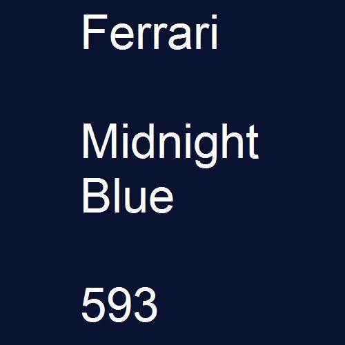 Ferrari, Midnight Blue, 593.